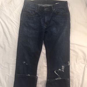 [Tommy Hilfiger] dark wash boot cut jeans 31 men